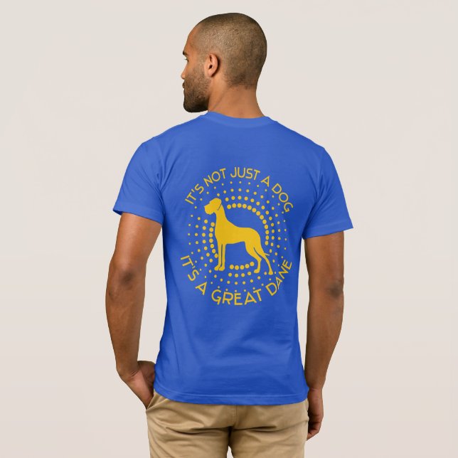 Funny Little Great Dane T-Shirt (Back Full)