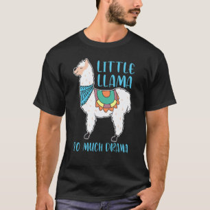 Funny Little Llama So Much Drama Matching Family T-Shirt