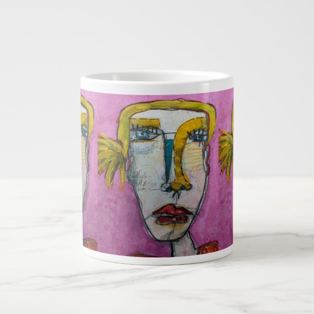 Funny Little Lollipop  Large Coffee Mug (Front)