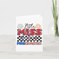 Funny Little Miss Firecracker 4th Of July For Girl