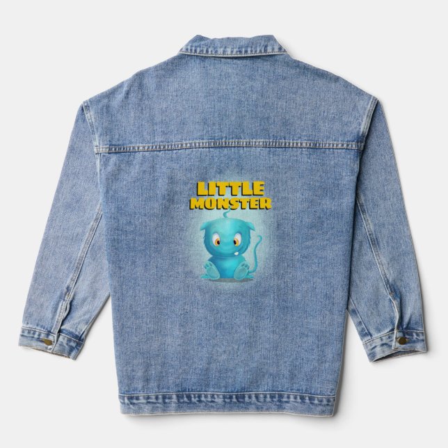 Funny Little Monster Denim Jacket (Back)