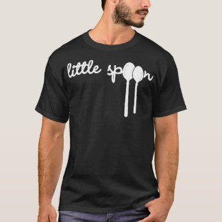 Funny Little Spoon In Big Little Spooning Couple L T-Shirt