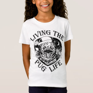 Funny Living The Pug Life Vintage T-Shirt