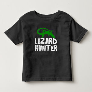 Funny Lizard Hunter Reptile loving Kid Toddler T-Shirt