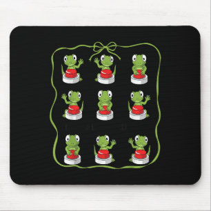 Funny Lizard Lizard Lizard Animal Button Meme Mouse Pad