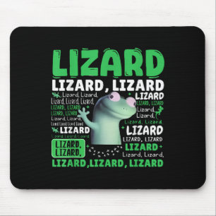 Funny Lizard Meme Animal Women Men _1 Mouse Pad