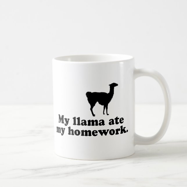 Funny Llama Coffee Mug (Right)