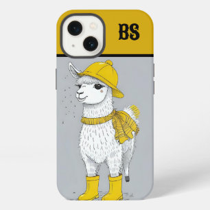 Funny Llama in Rain Boots – Beach Humour iPhone 13 Case