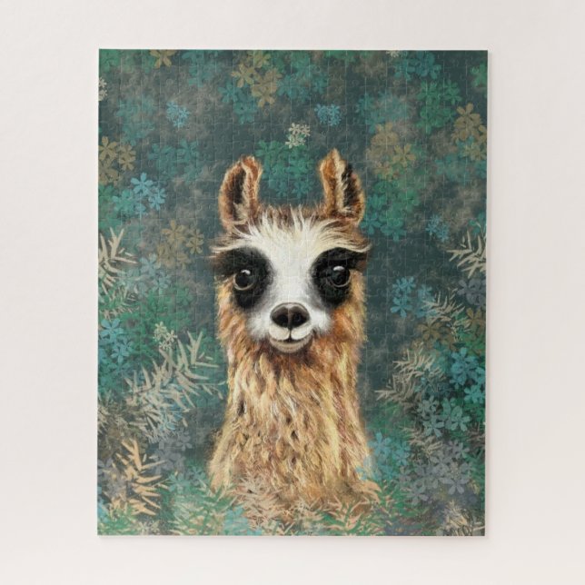 Funny Llama Puzzle (Vertical)