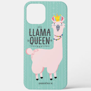 Funny Llama Queen Illustration Case-Mate iPhone Ca iPhone 12 Pro Max Case