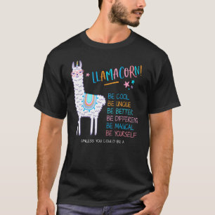 Funny Llamacorn  Funny Cute Llama Unicorn T-Shirt