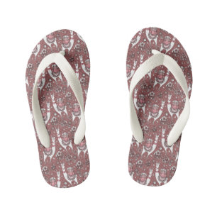 Funny Llamas Pattern Kid's Jandals
