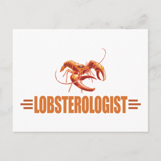 Funny Lobster Postcard (Front)