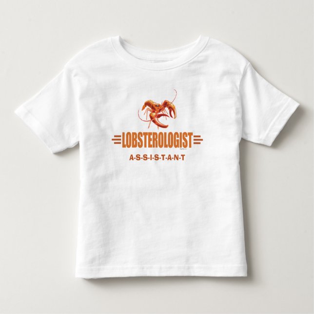 Funny Lobster Toddler T-Shirt (Front)