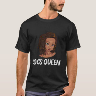 Funny Locs Gift For Women Mama Dreadlock Braid Hai T-Shirt
