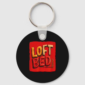 Funny loft bed speech costume  key ring
