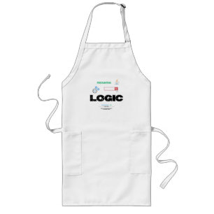 Funny Logic Code Mode On Programming T-Shirt Long Apron