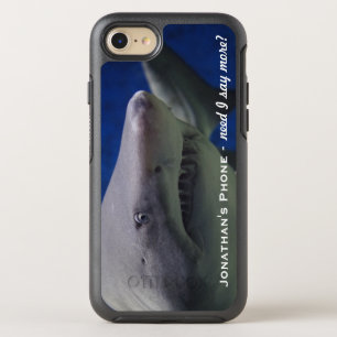 Funny LOL Great White Shark Monogram OtterBox Symmetry iPhone 8/7 Case