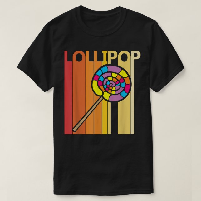 Funny Lollipop candy  T-Shirt (Design Front)