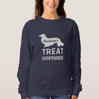 Funny Long Hair Dachshund's Human Personalised Sweatshirt