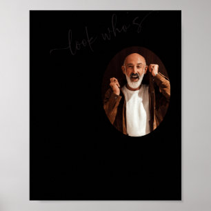 Funny Look Whos 60 Stylish 60th Birthday Poster