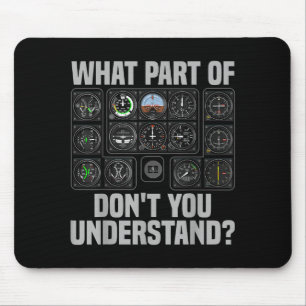 Funny Lot Design For Men Women Airplane Airline Lo Mouse Pad