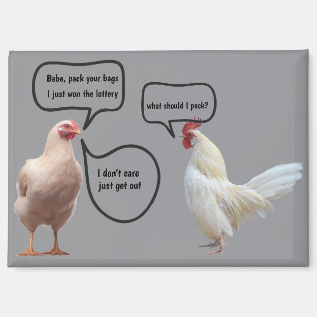 Funny Lottery Magnet (Front)