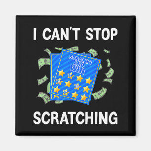 Funny Lottery Ticket Outfit For A Lover Of Lottery Magnet