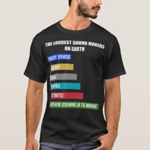 Funny Loudest Sound Cockatoo Parrot Bird T-Shirt