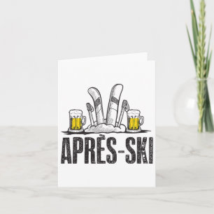 Funny Love Apres Ski Shirt - Great Snow Lovers Gif Card