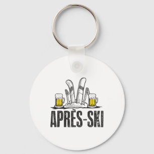 Funny Love Apres Ski Shirt - Great Snow Lovers Gif Key Ring