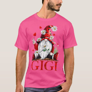 Funny Love Being Called Gigi Gnome Valentine Day M T-Shirt