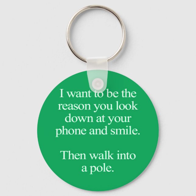 FUNNY LOVE CRUSH QUOTES SAYINGS EXPRESSIONS TEXT M KEY RING (Front)