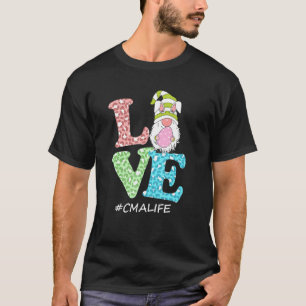 Funny Love Gnome Cma Life Leopard Happy Easter Day T-Shirt