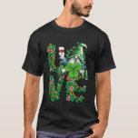 Funny Love Gnomes Wine Drinking Happy St Patricks  T-Shirt<br><div class="desc">Funny Love Gnomes Wine Drinking Happy St Patricks Day</div>