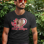 Funny Love Heart Photo  T-Shirt<br><div class="desc">This fun design is perfect for a Valentine's Day or anniversary gift ♥</div>