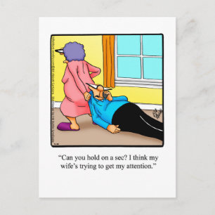 Funny Love & Marriage Humour Postcard