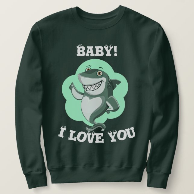 Funny love sweatshirt (Design Front)