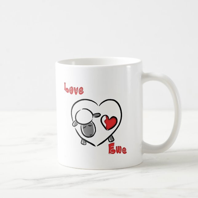 Funny Love Valentine Coffee Mug (Right)