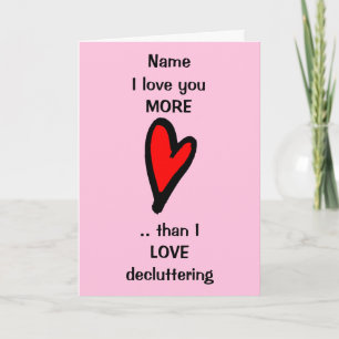 Funny Love you More Valentines Day Card