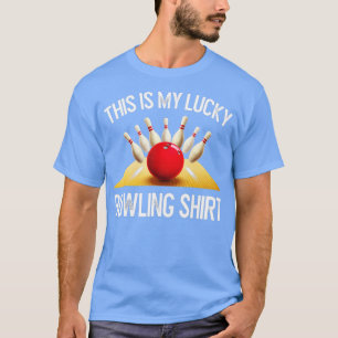 Funny LUCKY BOWLING Team Vintage Retro Gift T-Shirt