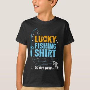 Funny Lucky Fishing Gifts For Men Boys Women Dad T-Shirt