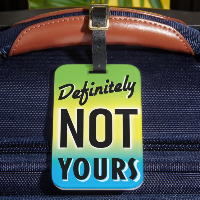 Funny Luggage Tag (Front Insitu 2)