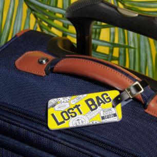 Funny luggage tag - LOST BAG