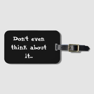Funny Luggage Tags