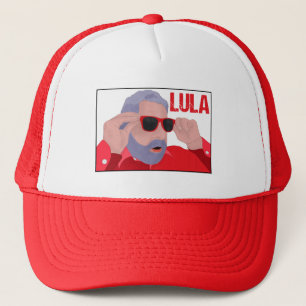 Funny Lula Meme with Sunglasses Trucker Hat
