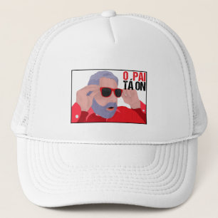 Funny Lula Meme with Sunglasses Trucker Hat