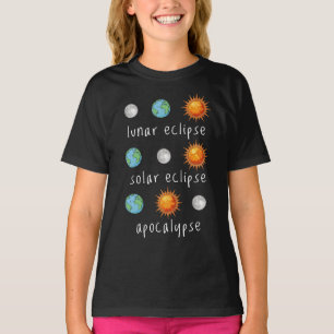 Funny Lunar Solar Eclipse Apocalypse T-Shirt