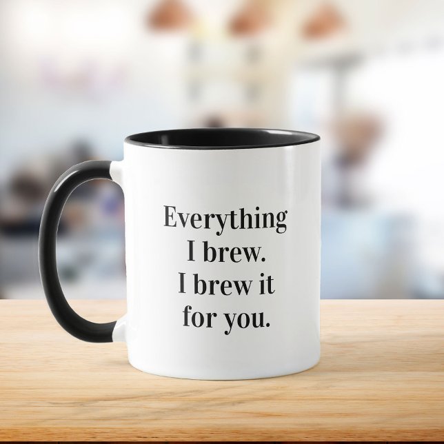 Funny Lyric Music Lover Quote Minimalist Love Mug (Creator Uploaded)