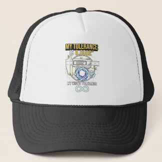 funny machinist my tolerance vs my wife's toleranc trucker hat